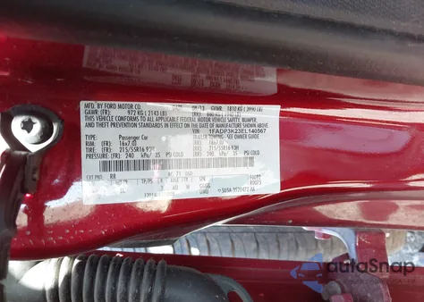 2014 Ford Focus Se из США, поврежденный, VIN 1FADP3K23EL140567